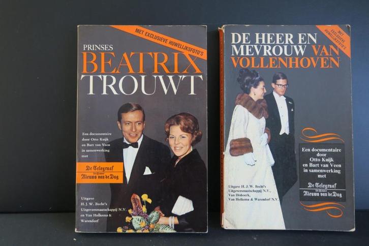 "Prinses Beatrix trouwt" en "De Heer en Mw van Vollenhoven", Verzamelen, Koninklijk Huis en Royalty, Gebruikt, Tijdschrift of Boek