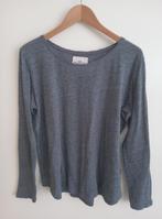 H&M LOGG blauw gemêleerd shirt met mouwpatches, maat L, Kleding | Dames, T-shirts, Oosterveldweg 15, 7274 DZ, H&M, Maat 42/44 (L)