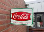 Vintage Coca-Cola Reclamebord - Sign of Good Taste, Verzamelen, Reclamebord, Gebruikt, ., Ophalen of Verzenden