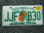 Kentekenplaat licenseplate Florida Sunshine State no. 3 USA, Verzenden, Gebruikt, Auto's