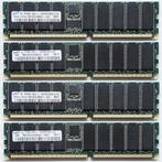16GB [4x4GB] PC3200R REG ECC 400Mhz DDR Server Geheugen, Gebruikt, Ophalen of Verzenden, DDR3