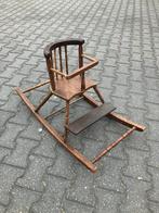 Vintage hobbelstoel hout, Ophalen, Gebruikt