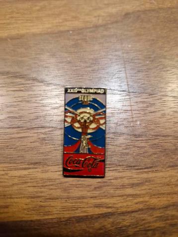 030 Coca-Cola Seoul 1988 Olympische Spelen Speldje beschikbaar voor biedingen