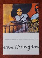 Affiche tentoonstelling Kees van Dongen 1967, Ophalen of Verzenden, Gebruikt, Rechthoekig Staand