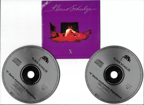 Klaus Schulze 2CD: X - Sechs Musikalische Biographien, Cd's en Dvd's, Cd's | Rock, Gebruikt, Ophalen of Verzenden