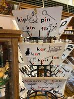 Vintage/ brocante oude schoolplaten, Antiek en Kunst, Curiosa en Brocante, Ophalen of Verzenden