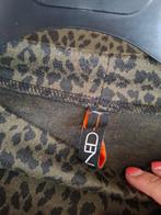 NED Dames trui Maat L  - Groen met Luipaardprint, Verzenden, Maat 42/44 (L), Zo goed als nieuw, NED