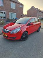 Opel Corsa 1.2 16V 5D 2007 Rood, Auto's, 47 €/maand, Te koop, Geïmporteerd, 5 stoelen