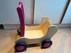 Houten loopwagen / poppenwagen Van Dijk - Zo goed als nieuw!, Ophalen of Verzenden, Zo goed als nieuw, Duwvoertuig