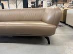 Nieuwstaat Leolux Flint Bank 2,5 zits Raffino leer, Huis en Inrichting, Banken | Bankstellen, Leolux, Ophalen of Verzenden, Rechte bank