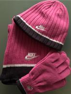 Nike setje/ handschoenen, sjaal 21x150cm en muts. Nieuw!!, Nieuw, Ophalen of Verzenden, Nike, Meisje