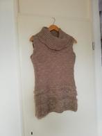 Lange trui /jurk mouwloos Sophie perla beige maat M/38, Maat 38/40 (M), Beige, Ophalen of Verzenden, Zo goed als nieuw