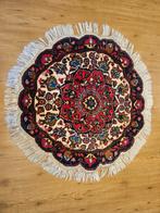 Vintage handgeknoopt perzisch tapijt tabriz rond 90, Huis en Inrichting, Stoffering | Tapijten en Kleden, Info@SlatsAntiek.nl