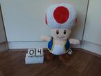 Super Mario toad mushroom 2018 knuffel z'n 30cm, Overige typen, Ophalen of Verzenden, Zo goed als nieuw