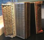Antieke knoppenkast accordeon., Muziek en Instrumenten, Accordeons, Gebruikt, Knopaccordeon, Ophalen