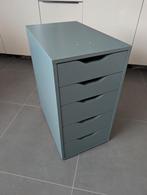 Ikea Alex Ladekast Grijsgroen, Huis en Inrichting, Kasten | Ladekasten, Ophalen, Minder dan 50 cm, 5 laden of meer, Zo goed als nieuw
