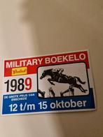 5231 Military Boekelo Grolsch 1989 Sticker, Ophalen of Verzenden, Gebruikt, Sport