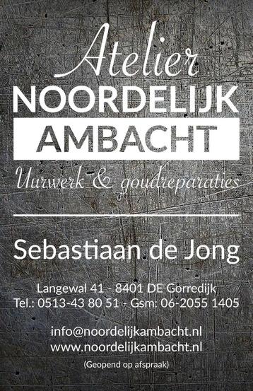 Klokkenmaker, Uurwerkmaker Sebastiaan de Jong Gorredijk beschikbaar voor biedingen