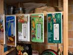 6 Emaille Thermometers BAYER - Vintage Collectie, Ophalen, Gebruikt, Reclamebord
