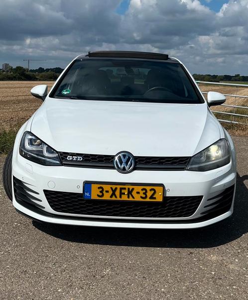 Volkswagen Golf 7 2.0 TDI GTD 135KW 5D 2013 Wit, Auto's, Volkswagen, Particulier, ABS, Achteruitrijcamera, Adaptieve lichten, Airbags