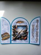 Mooie felicitatie kaart drieluik voor vissers no 2 met envel, Hobby en Vrije tijd, Ophalen of Verzenden, Nieuw, Man of Vrouw