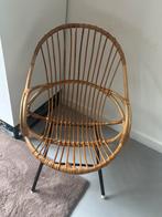 Vintage Rotan Stoeltje, Ophalen, Gebruikt, Bruin, Riet of Rotan