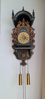 Antieke Orfac klok met gewichten. Wandklok, klok., Huis en Inrichting, Ophalen, Gebruikt, Analoog, Wandklok