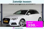 Audi A3 Sportback 35 TFSI CoD S-Line Black Optic | Trekhaak, Auto's, Audi, 4 cilinders, 150 pk, Leder en Stof, Wit