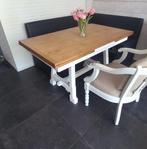 Eettafel uitschuifbaar, Ophalen, 100 tot 150 cm, 50 tot 100 cm, Vijf personen of meer