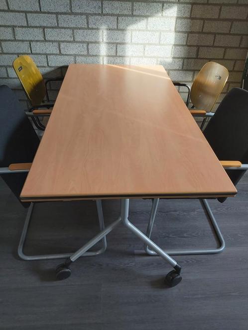 Verrijdbare en Kantelbare klaptafels Kush &Co, Huis en Inrichting, Tafels | Eettafels, Gebruikt, 50 tot 100 cm, 100 tot 150 cm