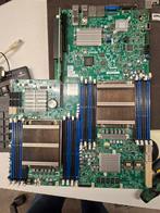 Supermicro X9DRW-7TPF+ Moederbord met 2x Xeon E5-2670, Computers en Software, Moederborden, Supermicro, Proprietary, DDR3, Ophalen of Verzenden