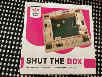 Shut the Box spel - Houten dobbelspel beschikbaar voor biedingen