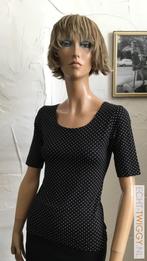 Mooi shirt Cora Kemperman S, Zwart, Ophalen of Verzenden, Korte mouw, Nvt