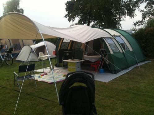 Obelink katoenen tunneltent incl. luifel & grondzeil, Caravans en Kamperen, Tenten, tot en met 4, Zo goed als nieuw, Ophalen
