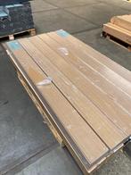 11,2 meter composiet schutting eiken met palen, Kunststof, Vlotbrugweg 19a in Almere, Compoziet B.V., 6 meter of meer
