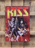 Kiss band foto kleur reclamebord van metaal wandbord deco, Info@deconoord.nl, Deco Noord, Nieuw, Ophalen of Verzenden
