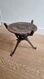 Afrikaans bijzettafel Malawi, Ophalen, Rond, Minder dan 55 cm, 45 tot 60 cm