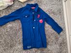 Blauw blouse/jurkje van Kiezeltje, maat 110/116, Kinderen en Baby's, Kinderkleding | Maat 110, Gebruikt, Kiezeltje, Jurk of Rok