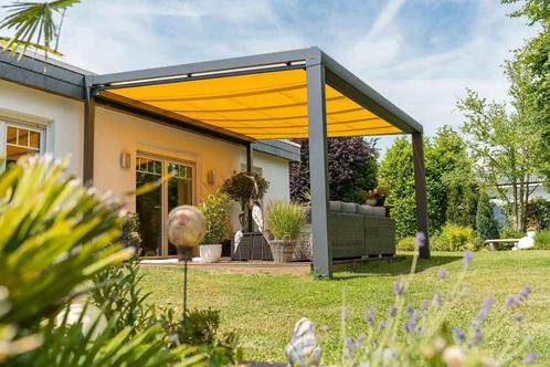 SCREEN & ZONWERING, Tuin en Terras, Zonneschermen, Zo goed als nieuw, Screen, 150 tot 300 cm, Elektrisch, Ophalen