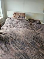 boxspring verstelbaar, gebroken wit 180x200, Ophalen, Gebruikt, Tweepersoons, 180 cm