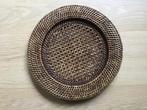 1 Birma riet / rotan onderbord., Ophalen of Verzenden, Zo goed als nieuw, Bord