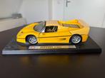 Ferrari F50 (1995) modelauto - geel, Hobby en Vrije tijd, Modelauto's | 1:18, Ophalen, Gebruikt, Auto, Overige merken