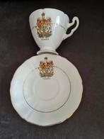 Vintage Royal Adderley Arms of Canada theekopje en schotel, Antiek en Kunst, Ophalen of Verzenden