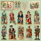 OUDEKERSTVERSIERING RECLAME  Payraud lyon chocolade 1892, Ophalen of Verzenden, Zo goed als nieuw