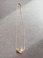 Goudkleurige druppel incl ketting, Sieraden, Tassen en Uiterlijk, Kettingen, Ophalen of Verzenden, Nieuw, Goud, Overige materialen