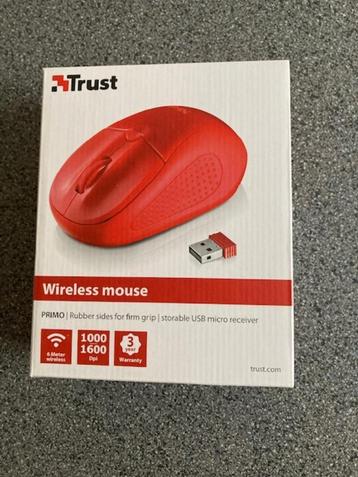 NIEUW in doos draadloze muis Trust Primo  beschikbaar voor biedingen