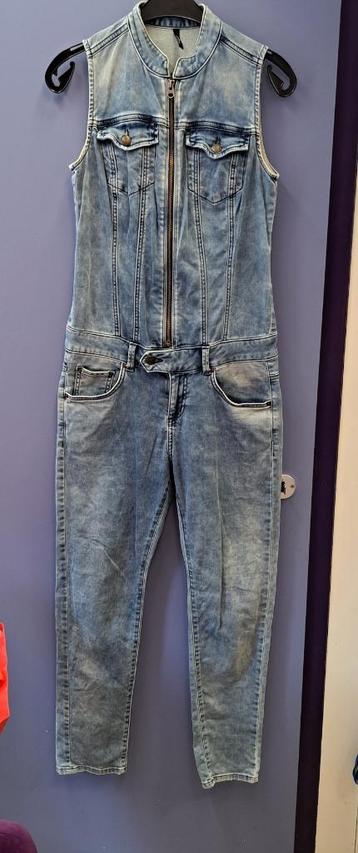 LTB Denim Jumpsuit maat S met rits (met stretch) artnr 48877 beschikbaar voor biedingen