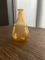 Bloomingville vaasje geel glas nieuw, Ophalen of Verzenden, Zo goed als nieuw, Glas, Minder dan 50 cm
