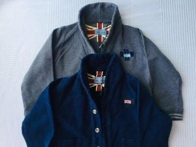 2 x River Woods Vest Grijs Maat 104 Donkerblauw Maat 98, Kinderen en Baby's, Kinderkleding | Maat 104, Zo goed als nieuw, Jongen of Meisje