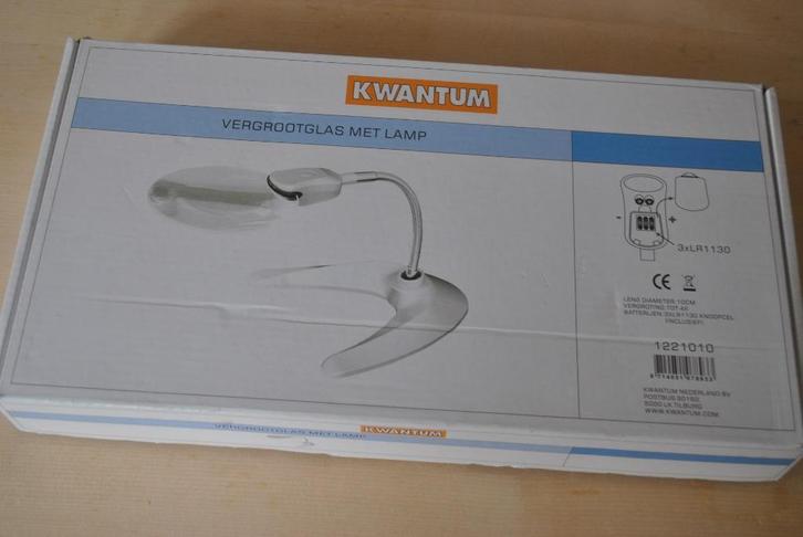 Vergrootglas met lamp, nieuw, Hobby en Vrije tijd, Vergrootglazen, Loepen en Loeplampen, Nieuw, Loeplamp, Ophalen of Verzenden